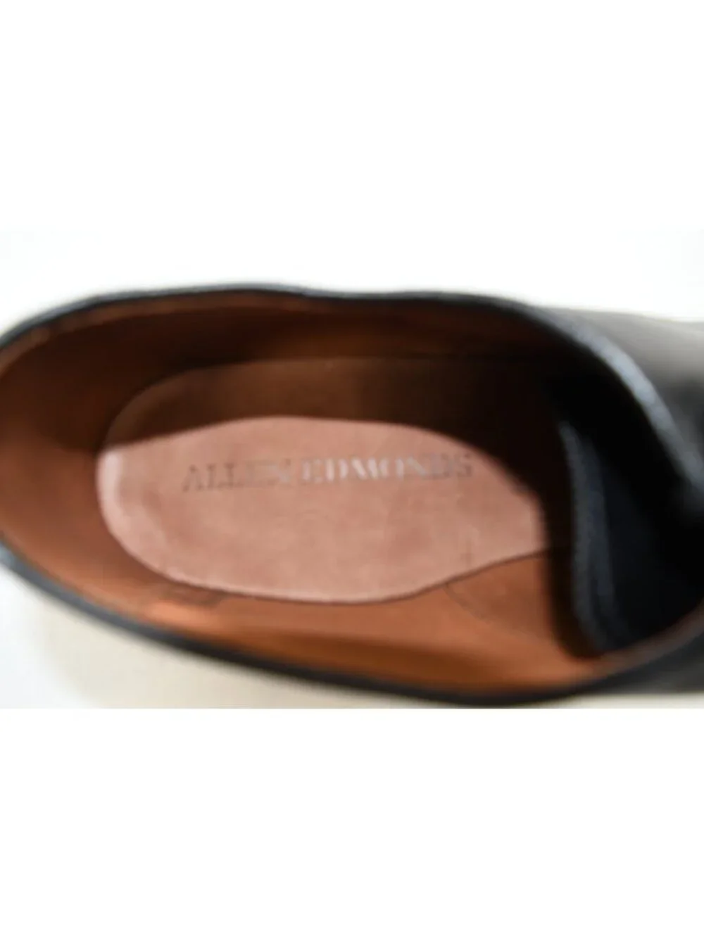 New! Allen Edmonds Carlyle Plain-toe Oxford Shoe Black Leather 14D 8830 DD544